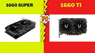 Difference between GTX 1660 SUPER vs  GTX 1660 Ti Graphic Cards Comparison