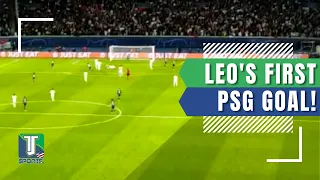 FAN VIDEO: Lionel Messi SCORES his first goal for PSG in win over Man City and the crowd goes WILD