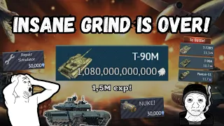 I FINALLY got IT!🔥| Ultimate GRIND for T-90M Experience! (I spent 15k GE💀) | EPIC Moments!