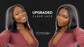 SUPER MELTED install with New Clear Lace. Easy step by step flawless wig install ft My Quality Hair