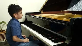 Bach - Sinfonia 15 in B Minor, BWV 801 - played by Ayaan