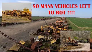 ABANDONED Machine vehicles left stranded on an old WW2 RAF base.