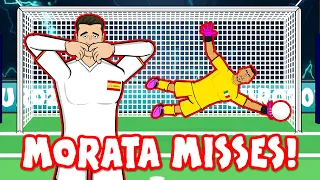 😢SPAIN OUT ON PENALTIES!😢 (Italy vs Spain Morata Elmo Penalty Shoot-Out Euro 2020 Goals Highlights)