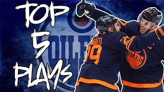 Top 5 Edmonton Oilers Plays Of The Year - 2021 Edition