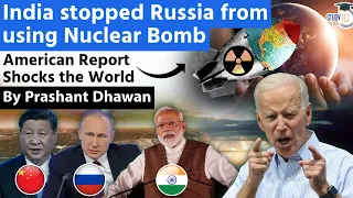 India stopped Russia from using Nuclear Bomb | American Report Shocks the World| By Prashant Dhawan