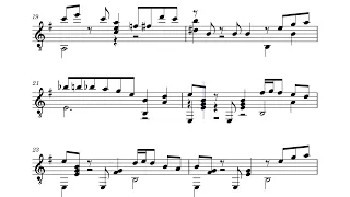 Take Five - Guitar Solo arr. by Chet Atkins (by Paul Desmond & Dave Brubeck) sheet music, Noten