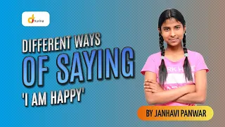 Learn English Speaking | Different ways to Express Happiness | Janhavi Panwar #shorts