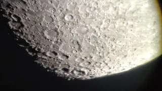 Moon Online 224x Telescop C8 200mm. Луна через Телескоп