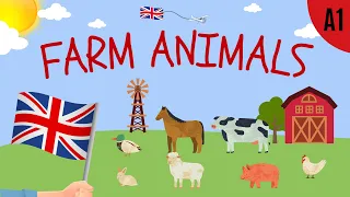Farm Animal Vocabulary English Lesson
