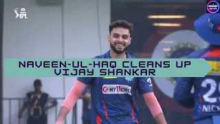 Naveen ul Haq cleans up Vijay Shankar
