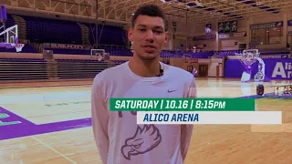 @FGCU_MBB Mike Gilmore ready for debut against Oral Roberts