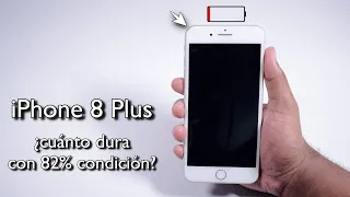 PRUEBA DE BATERÍA 🪫 iPhone 8 Plus con 82% de CONDICIÓN ¿qué tan MALA es? 🤔 - RUBEN TECH !