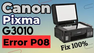 P08 error canon pixma G3010 | Canon G2010 | Canon G3010 | Canon G4010 fix100%