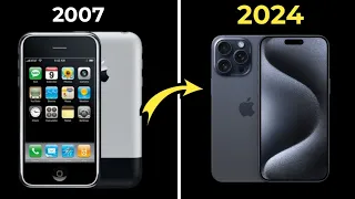 Evolution of iPhone 2007-2024