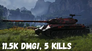 World of Tanks Gameplay: Insane Object 260 11.5K DMG & 5 Kills on Pearl River