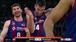 【西甲籃常規賽🇪🇸🏀-精華片段】2024-03-17 布雷奧根 96:103 巴塞隆拿 | Rio Breogan 96:103 Barcelona