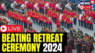 Republic Day 2024 | Beating Retreat Ceremony At Vijay Chowk | Republic Day Celebrations LIVE | N18L