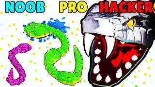 Snake Clash NOOB vs PRO vs HACKER #2