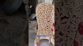 pure teak wood muda chair duble carving 📞9760510011