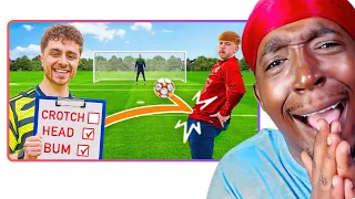 THIS WAS ACTUALLY INSANE!! Scoring 1 AMAZING Goal With Every Body Part (REACTION)