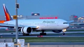 Philippine Airlines B777-300ER Arrival at Toronto Pearson