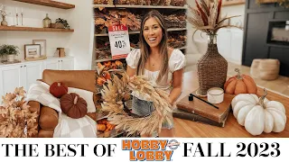 HOBBY LOBBY FALL SHOP WITH ME 2023 | the BEST fall decor at Hobby Lobby!