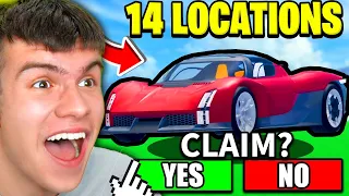 How To Find ALL 14 CAR PART LOCATIONS In Roblox Car Dealership Tycoon! CAR FACTORY EVENT!