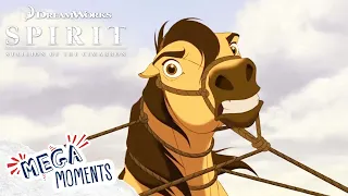 You Can't Take Me 🐴 | Spirit: Stallion of the Cimarron | Movie Moments | Mega Moments