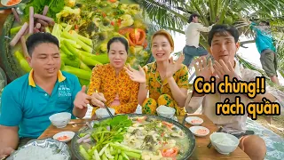 NẤU NỒI CANH CHUA CƠM MẺ CÁ LÓC ĐỒNG NHÚNG RAU MIỆT VƯỜN |1211|