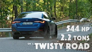 2022 BMW i4 M50 Is A 544 HP Mountain Road Monster!