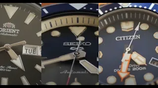 Iconic Dive Watches From Orient Seiko & Citizen