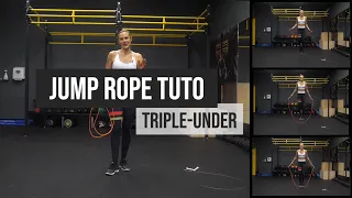 JUMP ROPE TUTORIAL // Trick : Triple-Under
