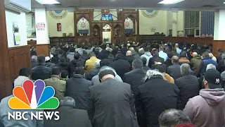 Worshippers restrain suspect after Imam stabbed at New Jersey mosque