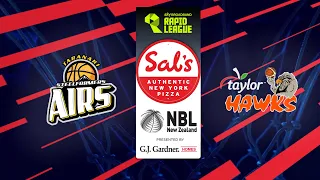 Taranaki Airs v Hawkes Bay Hawks | Full Basketball Game |  @SalsNBL 2024