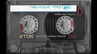 Archive K7 Maxximum un matin de la fin d'année  89 avec Eric Madelon sur K7 TDK D "Christian Mi".