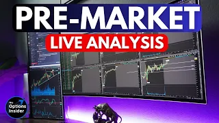 🔴 (04/24) PRE MARKET LIVE STREAM - Strong 100SMA HOLD on $ES | $TSLA Key Level Today | ER SZN