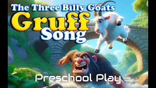 The Three Billy Goats Gruff Song  🐐🐐🐐 | Preschool Play feat. Jadda | Barneforlaget