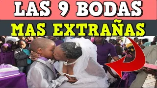 Las 9 bodas mas raras y extrañas del mundo