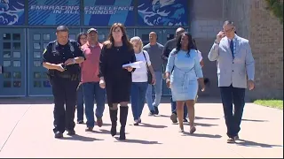 Dallas ISD press conference on shooting at Wilmer-Hutchins High School