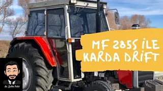 Massey Ferguson 285s ile Karda Drift