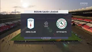 FIFA 23 | Abha Club vs Ettifaq FC - Roshn Saudi League | Gameplay