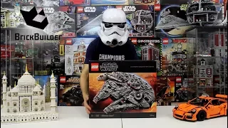 LEGO STAR WARS 75192 Millennium Falcon - Speed Build for Collecrors - Exclusive Unboxing