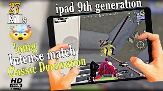 Classic Domination 27 Kills Solo vs Squad,iPad 9th Generation Full Gyro | BGMI