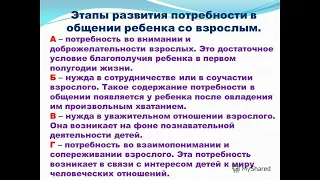 10. Роль общения в психическом развитие ребёнка. ГОСЫ по психологии. Возрастная психология