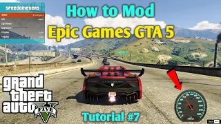 HOW TO MOD EPIC GAME GTA 5 (Hindi) | Simple And Easy  Mod Tutorial #7 || By GT GAMING