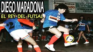 Diego Maradona el Rey del Futsal