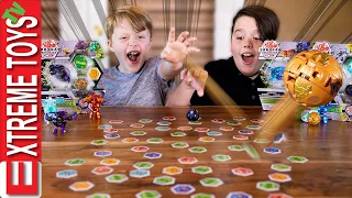 Bakugan Secret Battle Leauge Ultimate Challenge! Sneak Attack Squad Extreme Bakugan Trick Shots!