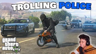 MINI BIKE TROLLING POLICE CARS sa GTA 5!! | Billionaire City RP