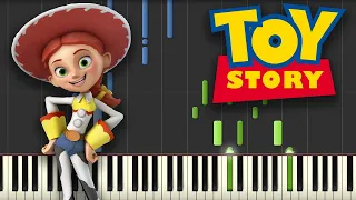 When She Loved Me - Toy Story 2 (Piano Tutorial) [Synthesia]