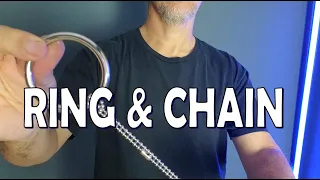 Magic Trick Tutorial: CHAINED by Ickle Pickle !! Ring and Chain !!